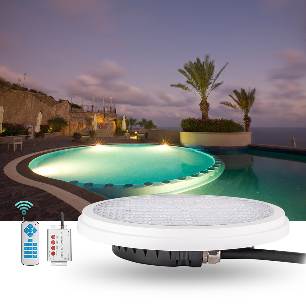 18W Synchronous Control Par56 IP68 Led Color Changing Fiberglass Swimming Pool Light