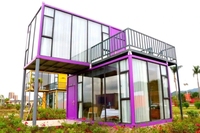 Hôtel en conteneur Maison mobile Fabricant de maisons conteneurs modernes et créatives Maisons modulaires préfabriquées