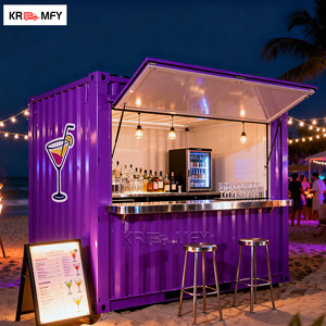Folding 20ft 40ft Container Coffee Shop Restaurant <b>Bar</b> with Kitchen Snack Food Fiberglass Stainless Steel <b>for</b> <b>Sale</b> - Product Image 3