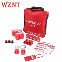 Kit de verrouillage de signalisation portable WZNT NT-LB31, verrouillage de sécurité à clé, gestion de la sécurité, sac de rangement pour la sécurité industrielle, installation facile