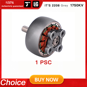 Motor TMotor IT'S 2208 FPV Freestyle 1750KV Gris, Motor Brushless Outrunner Potente, Piezas para Drones FPV BLDC - Product Image 4