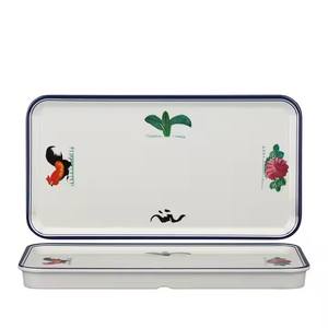 Juego de platos de <span class=keywords><strong>melamina</strong></span> de estilo moderno para restaurante, olla caliente creativa, rollo de carne, <span class=keywords><strong>vajilla</strong></span> plana con diseño de olla caliente antigua de gallo - Product Image 1