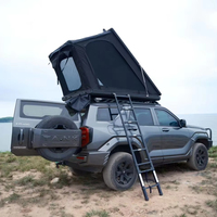 Tente de camping quatre saisons pour camion, tente de toit rigide personnalisée, tente pop-up à charnière en X pour camping en plein air
