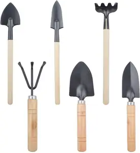 Bán Hot Sản Phẩm Kim Loại/Gỗ Mini Vườn Công Cụ Vườn Dụng Cụ Cầm Tay Trowel Máy Cày - Product Image 1