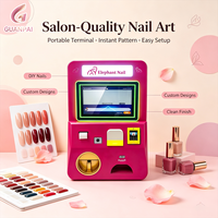 Imprimante 3D IA verticale de bureau pour nail art, conforme ADA, écran tactile 22 pouces, intégration TPV, machine portable sans espèces