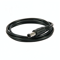 Connecteur mâle DC5521 5,5*2,1 mm avec fil dénudé, 150 cm, 22AWG, pour caméra IP (IPC), caméra dôme