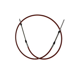 Tige flexible de commande de moteur marin Phidicos, gaine rouge, isolation PTFE, conducteur en cuivre pour navires - Product Image 2
