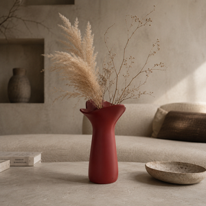 Jarrón de Cerámica de Lujo Estilo Nórdico, Arreglo Floral para Entrada, Decoración Moderna y Sofisticada para el Hogar - Product Image 1