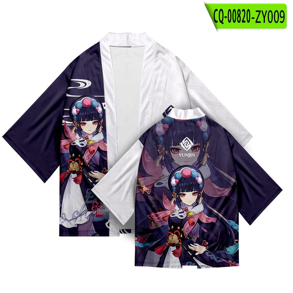 17.Kimono Women Men Shirt Costume