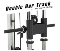 DW SPORTS Appareil de musculation commercial réglable pour exercices de pectoraux avec pile de poids de 160 lb pour la vente en gros
