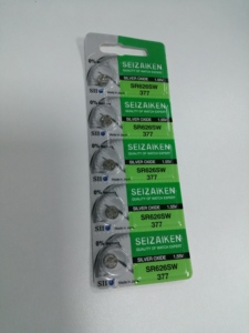 แบตเตอรี่กระดุมซิลเวอร์ออกไซด์ <span class=keywords><strong>377</strong></span> 1.55V ราคาดีกว่า สำหรับนาฬิกา - Product Image 3