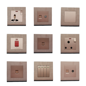 VNX Vente en gros <span class=keywords><strong>Prise</strong></span> <span class=keywords><strong>murale</strong></span> informatique <span class=keywords><strong>RJ45</strong></span> 250V standard britannique, 1 gang, avec mise à la terre standard pour câblage informatique domestique - Product Image 1