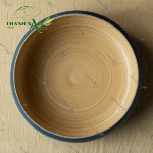 ชุดชามไม้ไผ่สีกลมกลืนเครื่องครัวที่เป็นมิตรต่อสิ่งแวดล้อม - Product Image 1