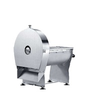 Nieuwe elektrische friet snijmachine, groentesnijder, -hakker en -slicer voor fruit, zoete aardappel, kool, ui, wortel, geschikt voor restaurants.