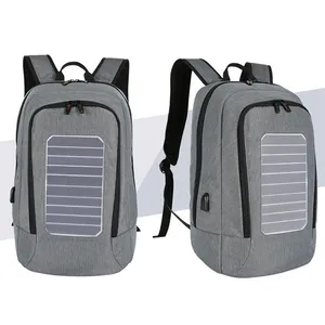 带Usb充电太阳能背包携带太阳能电池板袋聚酯牛津大学高灵敏度太阳能/