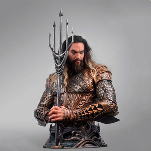 Venta al por mayor al aire libre decoración del hogar tamaño natural resina <span class=keywords><strong>Marvel</strong></span> <span class=keywords><strong>DC</strong></span> Hero escultura fibra <span class=keywords><strong>de</strong></span> vidrio Iron Man Aquaman Super Hero estatua - Product Image 1