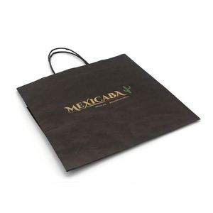 Bolsas de Papel Kraft Grandes para Comida para Llevar, Reciclables, con Asa, Impresión de Logotipo Personalizada, Precio al por Mayor - Product Image 4