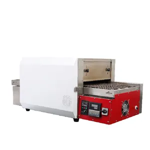 Máquina de Pizza eléctrica de 15 "X20" 300C, Canal transportador de comida de mar, para horno y Pizza