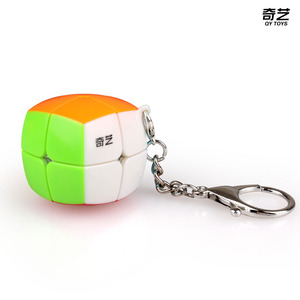 Qiyi 2x2 Keychain Rubik's <b>Cube</b> 3.5cm Mini <b>Puzzle</b> Pendant For Youth And Kids Unisex Toy - Product Image 2