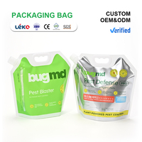Pochette de pulvérisation personnalisée pour l'entretien du jardin, anti-fuite, pour le stockage de produits antiparasitaires, compatible avec la recharge liquide Bug MD, avec poignée latérale supérieure
