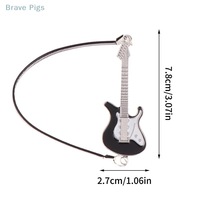 Mini guitare, instrument miniature pour maison de poupée, décoration pour poupée Ob11, petite guitare en métal, jouet miniature adapté aux poupées 1:6