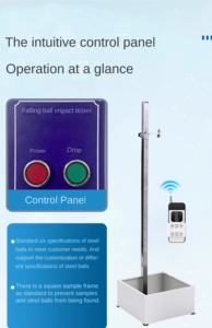 1.5m kızılötesi konumlandırma topu damla darbe test makinesi (6 top, basınç çubuğu ve muhafaza içerir) ELB-LQ-15C - Product Image 4