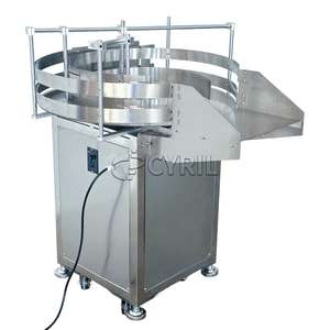 Débrouilleur de bouteilles en plastique PET automatique rond rotatif automatique Plateau tournant en verre Opération facile Machine de tri de collecte - Product Image 2