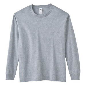Pure Cotton 220g Men's <strong>Long-sleeved</strong> <strong>T</strong>-<strong>shirt</strong> Spring and Autumn Trend Loose Pure White Sweater Fashion All-match Bottoming <strong>Shirt</strong> - Product Image 5
