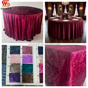 Smooth Elegant Burgundy Velvet Round Tablecloth for <b>Wedding</b> Reception Hotel Dining <b>Table</b> Cover Wholesale <b>Table</b> Skirt - Product Image 6