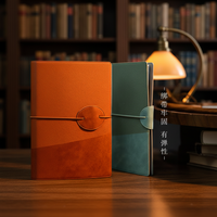 Carnet en cuir PU rétro personnalisé A6 en gros, journal créatif avec sangle pour étudiants, cadeau, logo personnalisé, directement de l'usine