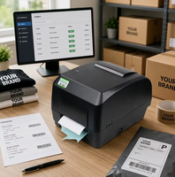 Impresora de Etiquetas Térmicas XP-H500B 203 DPI USB para la Industria Alimentaria, Etiquetas de Fecha de Caducidad de Ingredientes, Códigos de Barras, Venta Directa de Fábrica al por Mayor