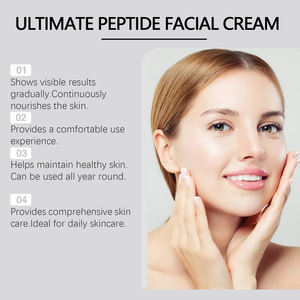 Crème ultime aux peptides et céramides antioxydante, répare la barrière cutanée, atténue les ridules, hydratante, 50g pour peaux sèches et sensibles, usage quotidien - Product Image 3