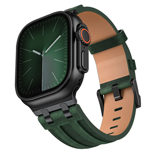 <span class=keywords><strong>Cinturino</strong></span> Sportivo di Lusso Forwelleny 2026 in Pelle Crazy Horse per <span class=keywords><strong>Apple</strong></span> <span class=keywords><strong>Watch</strong></span> <span class=keywords><strong>Ultra</strong></span> 42/44/45/49/S10 46mm - Product Image 4