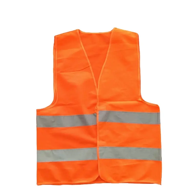 Veiligheid Oranje Vest Met Logo Hot Koop Reflecterende Vest Outdoor Werk Verkeersveiligheid Vets