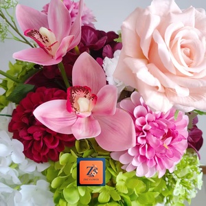 Boule de fleurs artificielles en soie d'hortensia et de roses, vente en gros, décoration de mariage, ballon, cadeau, centre de table de haute qualité - Product Image 2