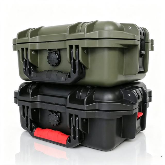 Plastic Hard Storage Case Waterproof Carrying Camera Case with Foam