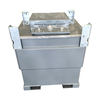 SUMAC Réservoir de carburant IBC gris personnalisable en couleur et avec logo, réservoir de stockage de haute qualité pour une utilisation hors sol