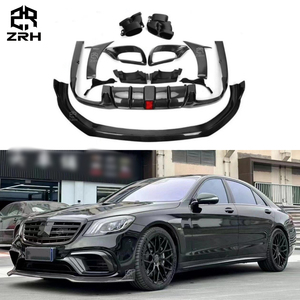 แผ่นบังโคลนหน้าคาร์บอนไฟเบอร์สำหรับรถ <span class=keywords><strong>Mercedes</strong></span> <span class=keywords><strong>Benz</strong></span> <span class=keywords><strong>W222</strong></span> S-Class <span class=keywords><strong>S65</strong></span> S63 <span class=keywords><strong>AMG</strong></span> bodykit บังโคลนข้าง - Product Image 1