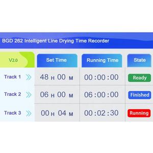 BGD 262 Enregistreur intelligent du temps de séchage en ligne/Testeur du temps de séchage en ligne - Product Image 4