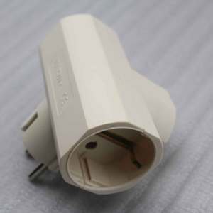 EU Điện Chuyển Đổi Ổ Cắm, Ba 1 Để 3 Cách Chuyển Đổi Cắm, <span class=keywords><strong>T</strong></span>-Hình Tee Doanh Bộ Chuyển Đổi - Product Image 3