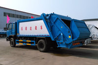 Camion compacteur d'ordures urbaines à bras oscillant arrière AOMAN-101 6x4, moteur diesel manuel Euro 3, pompe 5.9L, moteur, boîte de vitesses