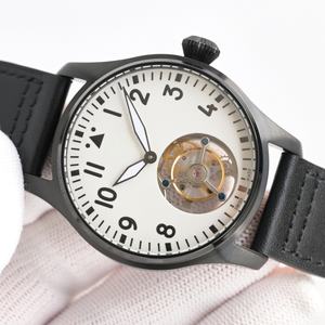 Montres mécaniques tourbillon noires, tendance et très vendues - Product Image 3