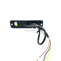 Feux stroboscopiques d'avertissement homologués ECE R65 R10, couleur unique ambre rouge bleu blanc vert, montage en surface, 6 LED LTD703 UKCA
