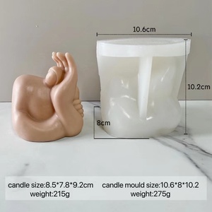 Molde de Silicona para Velas Aromáticas con Forma de Cuerpo Humano, para Decoración Hecha a Mano - Product Image 6