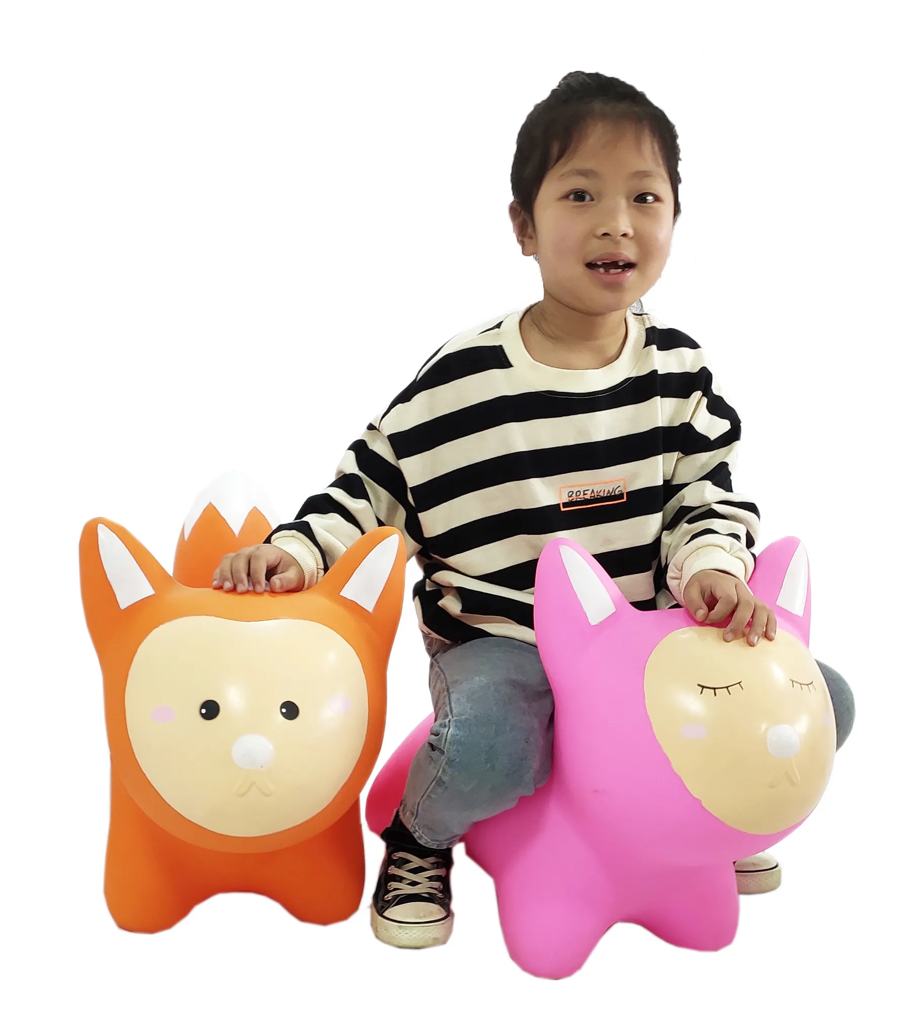 Factory New Design Animal Hopper bouncing Horse With music for Kids riding on
