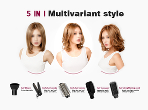 5 en 1 sèche-cheveux styler cordon d'alimentation air chaud <span class=keywords><strong>brosse</strong></span> peigne professionnel électrique lisseur 1 <span class=keywords><strong>avis</strong></span> 3 acheteurs - Product Image 6
