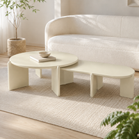 Table basse moderne de luxe, durable, au style unique, en panneau MDF, pour salon et chambre à coucher, en promotion