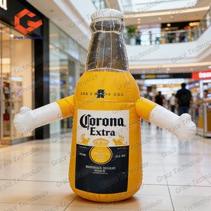 Modèle publicitaire gonflable en forme de bouteille d'air, Danseur d'air gonflable à main levée, Tube publicitaire gonflable pour accueillir les clients - Product Image 3