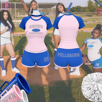 Ensembles de shorts pour femmes Y2k, logo personnalisé, coton de haute qualité, manches courtes avec shorts, vêtements pour femmes, ensembles de sport décontractés 2 pièces pour femmes