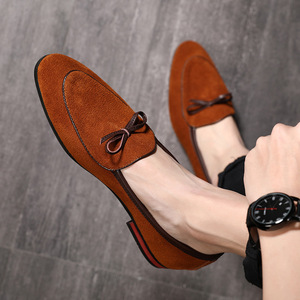 Talla 37-48/6-14 Mocasines <span class=keywords><strong>de</strong></span> cuero genuino Calzado <span class=keywords><strong>DE</strong></span> BODA cómodo <span class=keywords><strong>Zapatos</strong></span> <span class=keywords><strong>de</strong></span> <span class=keywords><strong>vestir</strong></span> <span class=keywords><strong>de</strong></span> fondo rojo para hombres - Product Image 5